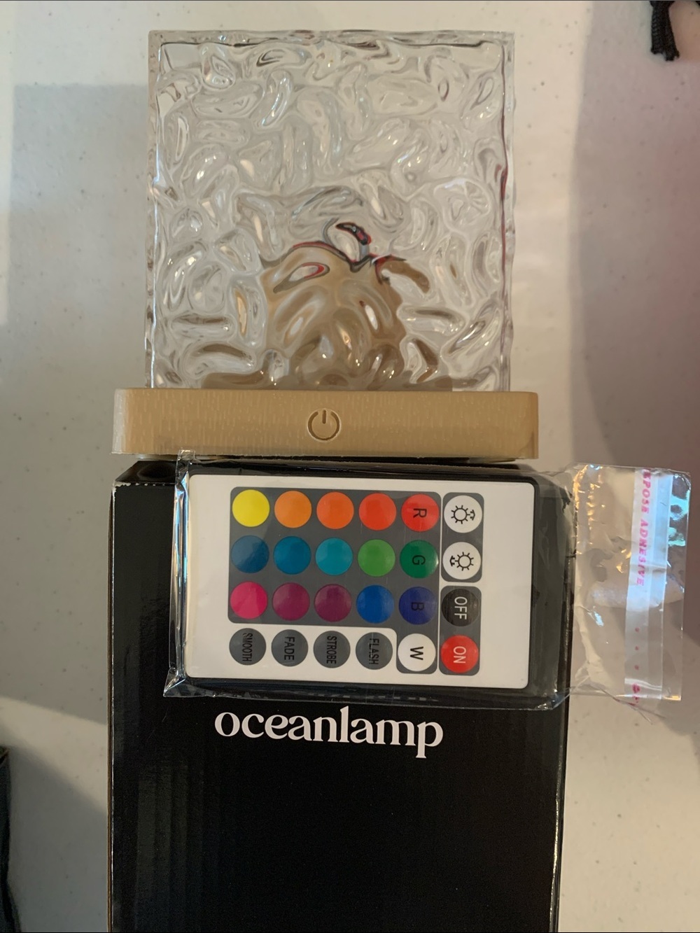 Ocean light lamp with Remote Projects movement on walls New in box